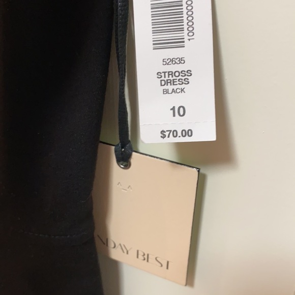 NWT Aritzia Sunday best black dress - Picture 5 of 5